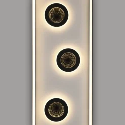 Paul Neuhaus LED-loftlampe Dune, 100 cm, sort, CCT, dæmpbar.