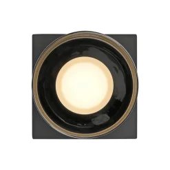 Paul Neuhaus LED-loftlampe Rika, Ø 15 cm, glas, dæmpbar