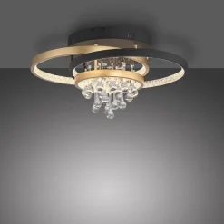 Paul Neuhaus LED-loftlampe Rotazo, glas, CCT, dæmpbar