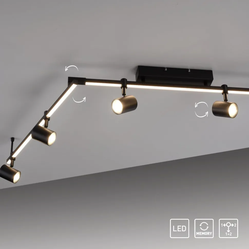 Paul Neuhaus LED-loftspot Barik, 188 cm, justerbar