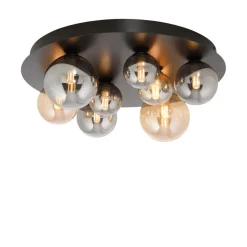 Paul Neuhaus Loftlampe Popsicle, glas, Ø 48 cm, G9