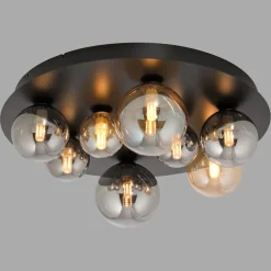 Paul Neuhaus Loftlampe Popsicle, glas, Ø 48 cm, G9