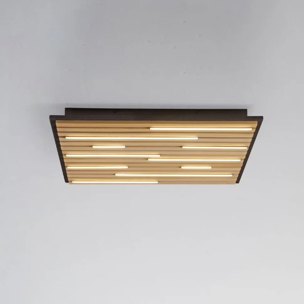 Paul Neuhaus Loftlampe Q-Acoustic træ 62 x 62 cm