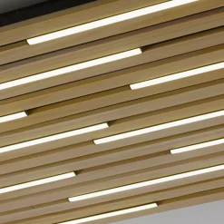 Paul Neuhaus Loftlampe Q-Acoustic træ 62 x 62 cm