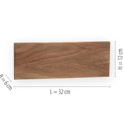 Paul Neuhaus Palma LED-væglampe i træ 32 cm