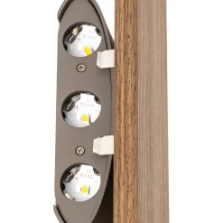 Paul Neuhaus Palma LED-væglampe i træ 32 cm