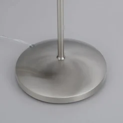 Paul Neuhaus Pino gulvlampe, sølv, 163 cm, dæmpbar, G9