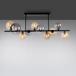 Paul Neuhaus Popsicle loftlampe, glas, 85 cm lang, G9