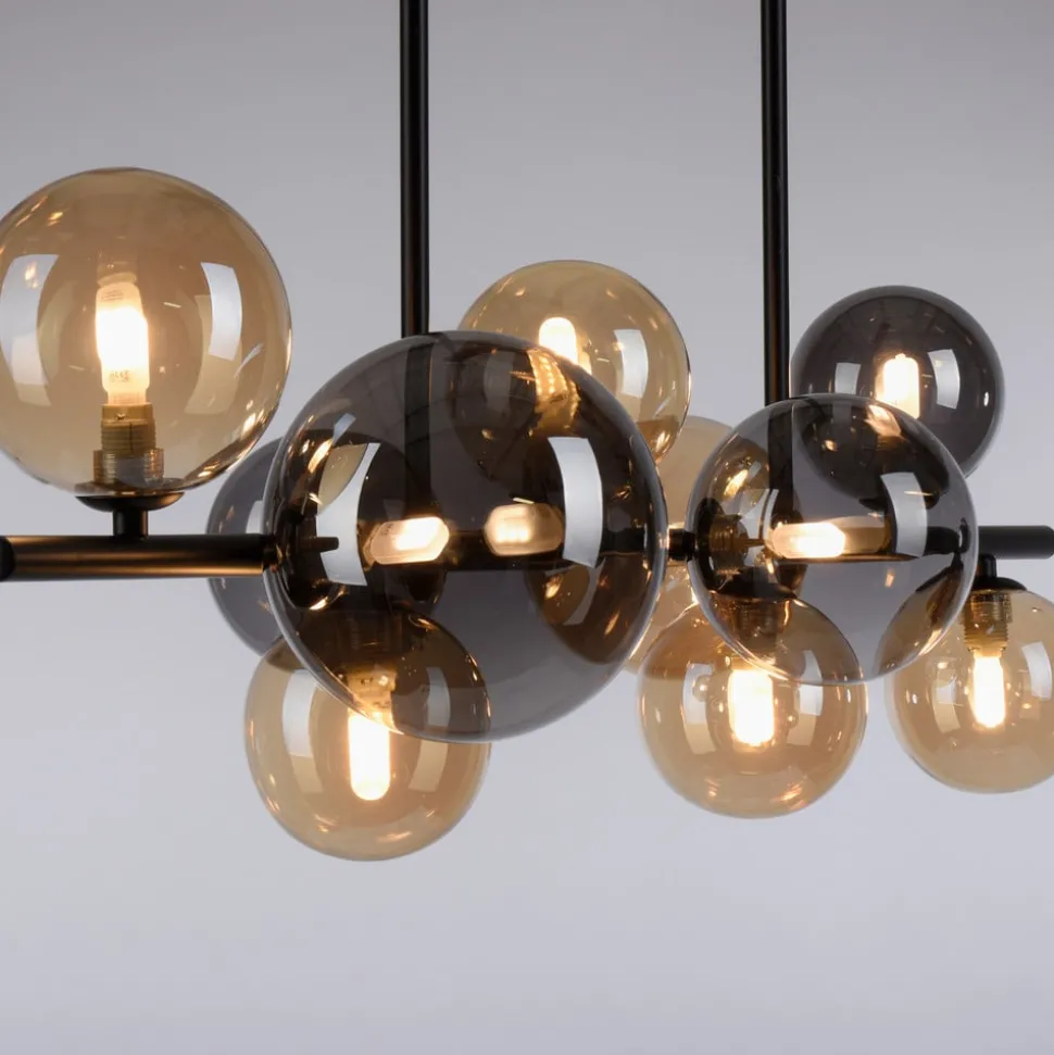 Paul Neuhaus Popsicle loftlampe, glas, 85 cm lang, G9