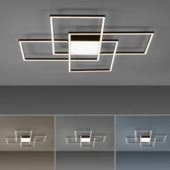 Paul Neuhaus Q-ASMIN LED-loftlampe, 80 x 80 cm