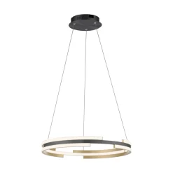 Paul Neuhaus Q-Beluga LED-hængelampe, messing