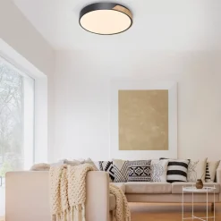 Paul Neuhaus Q-BILA LED-loftlampe, sort/eg