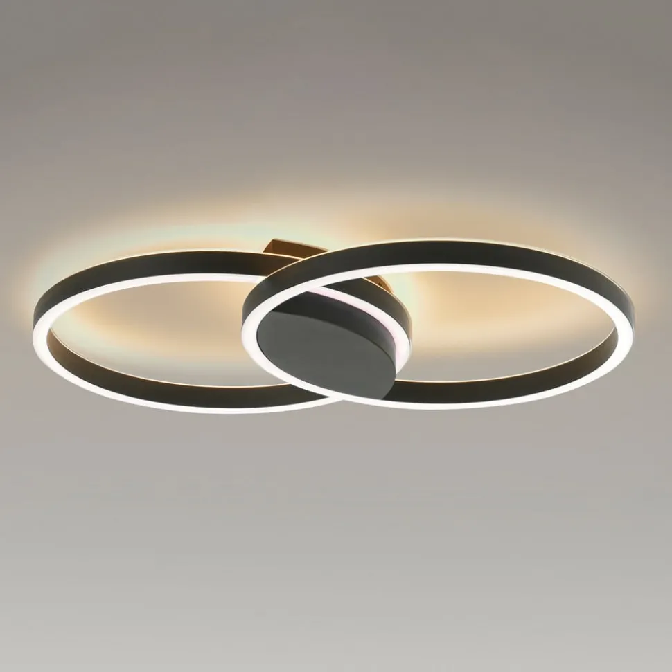 Paul Neuhaus Q-MARKO LED-loftlampe, 2 lk, rund