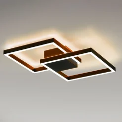 Paul Neuhaus Q-MARKO LED-loftlampe, 2 lk, kantet