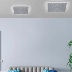 Paul Neuhaus Q-NIGHTSKY LED-loftlampe, 60 x 60 cm