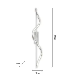 Paul Neuhaus Q-Swing LED-loftlampe, stål