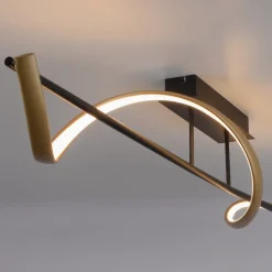 Paul Neuhaus Q-Swing loftlampe antracit/messing