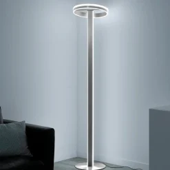 Paul Neuhaus Q-Vito LED-gulvlampe, lige med ring