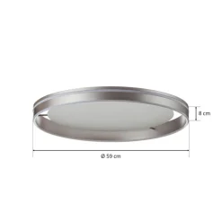 Paul Neuhaus Q-VITO LED-loftlampe 59 cm stål
