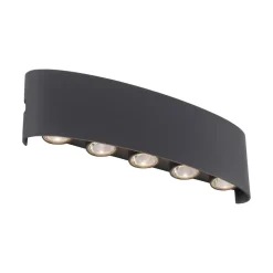 Paul Neuhaus udendørs LED-væglampe Carlo, 27 cm, sort