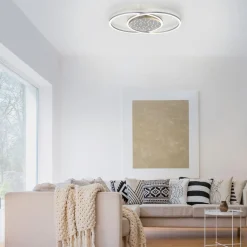 Paul Neuhaus Yuki LED-loftlampe, rund form