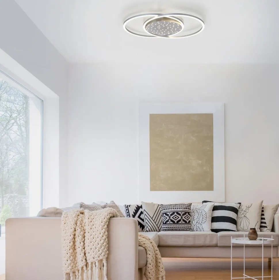 Paul Neuhaus Yuki LED-loftlampe, rund form