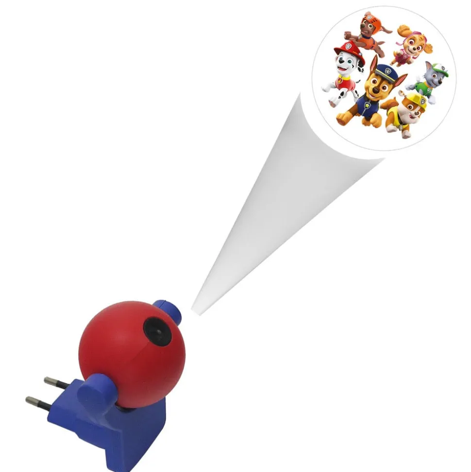 Paw Patrol LED-natlampe, til stikkontakt