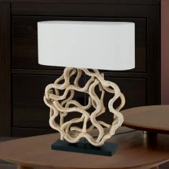 Peggy bordlampe, dekorativ træfod