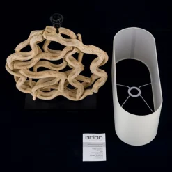 Peggy bordlampe, dekorativ træfod