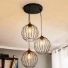 Pendellampe Cumera, 3 lyskilder, rund