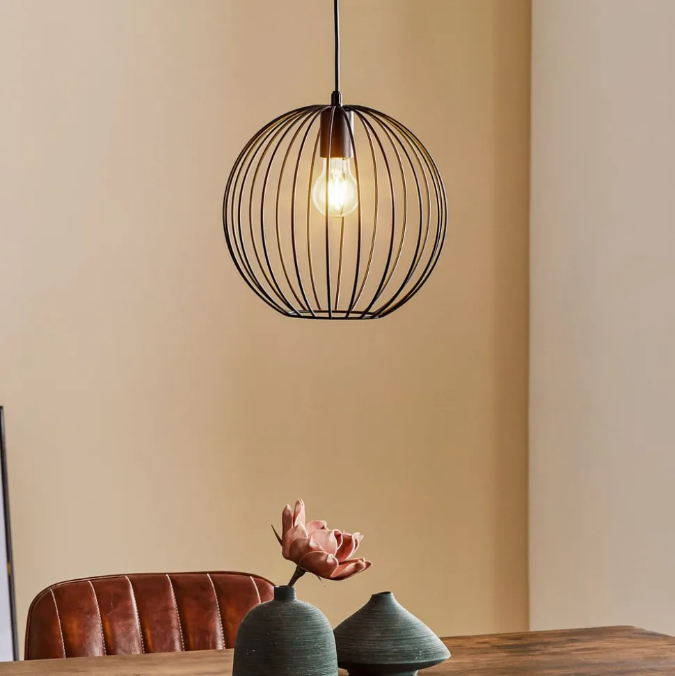 Pendellampe Cumera med burskærm, Ø 30 cm