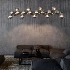 Pendellampe Dallas, krom