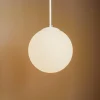 Pendellampe Dione, 1 lyskilde, hvid, 30 cm