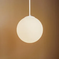Pendellampe Dione, 1 lyskilde, hvid, 30 cm