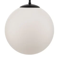 Pendellampe Dione, 1 lyskilde, hvid/sort 30 cm