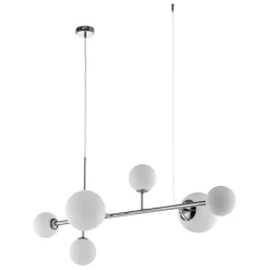 Pendellampe Dione, 6 lyskilder, krom
