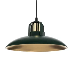 Pendellampe Felix, grøn/guld, 1 lyskilde