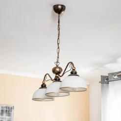 Pendellampe i bjælkeform Casale, 3 lyskilder, længde 74 cm