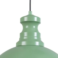 Pendellampe Kure, mintgrøn, metal, Ø 40 cm E27