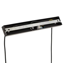 Pendellampe Nanu i metal, sort, 2 lyskilder