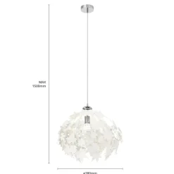 Pendellampen Maple i bladlook