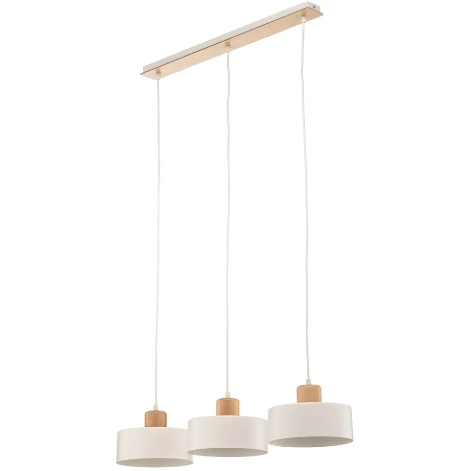 Pendellampe Tako, 3 lyskilder, hvid