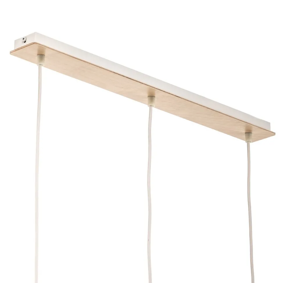 Pendellampe Tako, 3 lyskilder, hvid