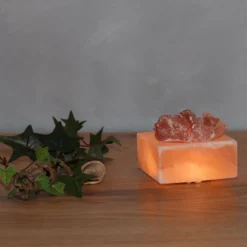 Petite Kubus saltkrystalskål, LED