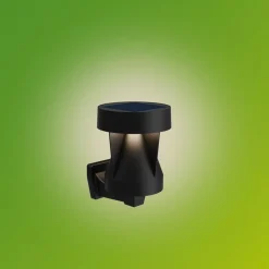 Philips Avery udendørs LED-væglampe, sort, IP44