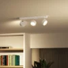 Philips Bracia LED-loftspot med 3 lyskilder, hvid