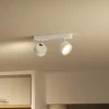 Philips Bracia LED-loftspot med 2 lyskilder, hvid