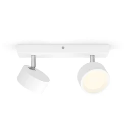 Philips Bracia LED-loftspot med 2 lyskilder, hvid
