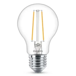 Philips Classic LED-pære E27 A60 2,2W klar 2.700K