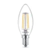 Philips Classic LED-pære E14 B35 4,3W klar 4.000K